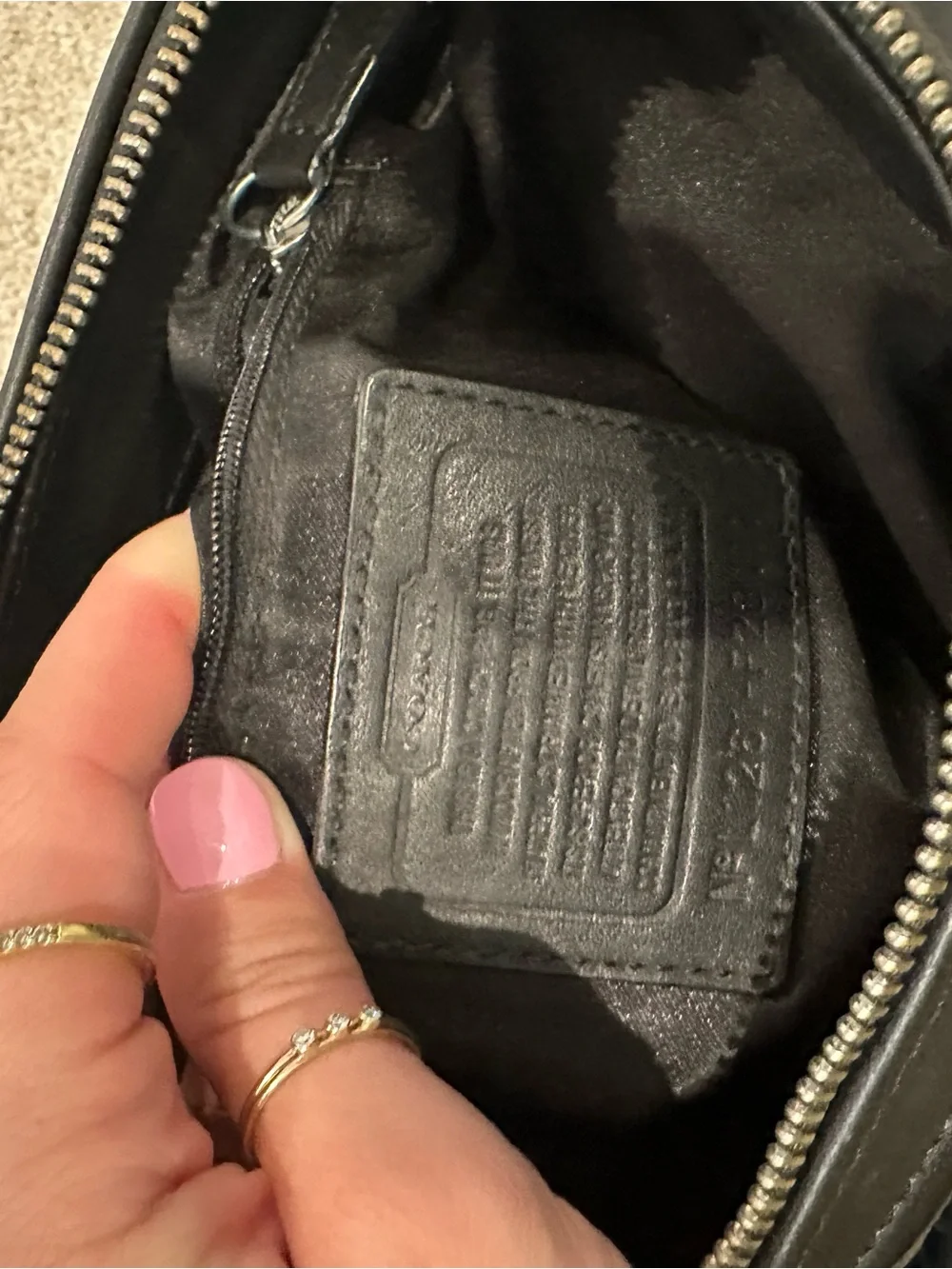 Coach Black Shoulder Bag